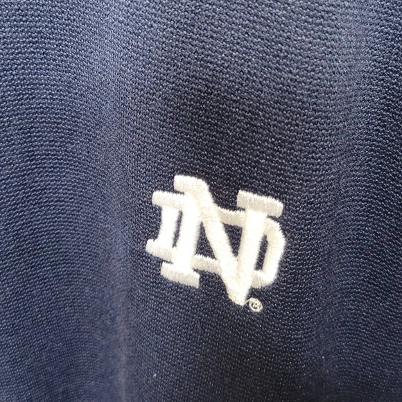Champion Notre Dame Blue Zip Up Jacket Mens XL Vintage - Picture 7 of 8